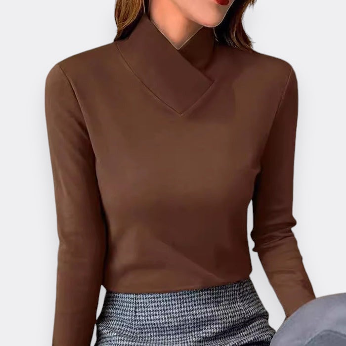 Sophia | Elegant Turtleneck With High Collar